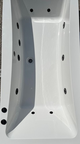 Black whirlpool bath 1700 - whirlpool, x