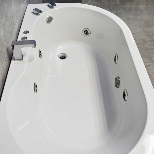 Luxury corner bath whirlpool - bath,