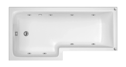 Shape whirlpool shower - l-shape,