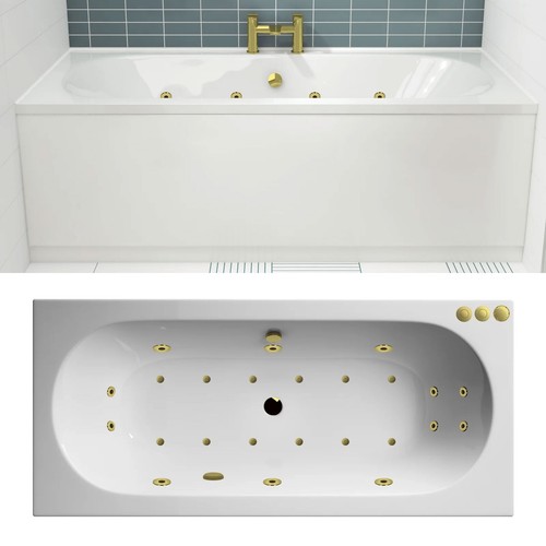 Nuie otley whirlpool bath - nuie,