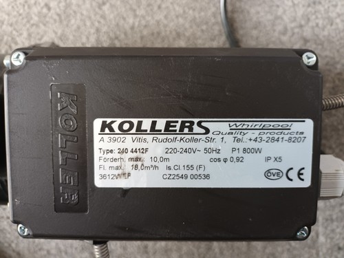 Koller whirlpool pump used - pump,