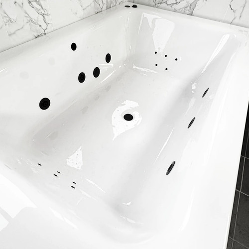 Large whirlpool bath black - large,