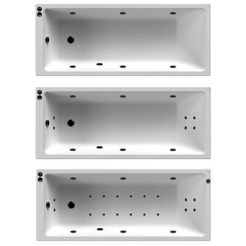 Nuie thin edge whirlpool baths - nuie,