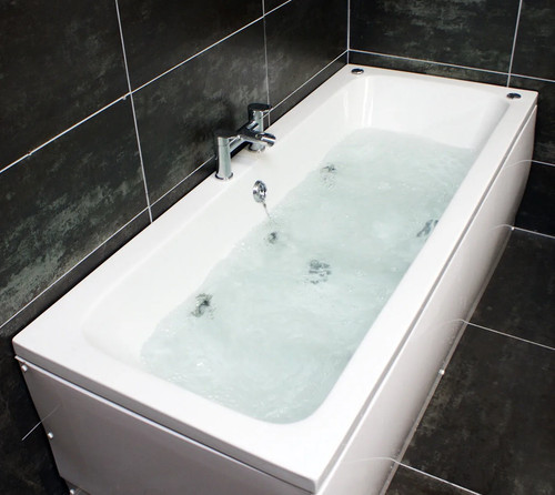 Camilla whirlpool bath - bath, 1800mm